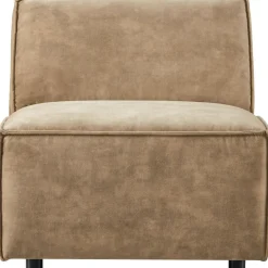 Outlet 1 zits Baricci lichtbruin basic comfort Standaard Fauteuil