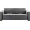 Clearance 2,5 zitsbank Alpa pocketvering antraciet 2-Zitsbank