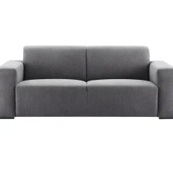 Clearance 2,5 zitsbank Alpa pocketvering antraciet 2-Zitsbank