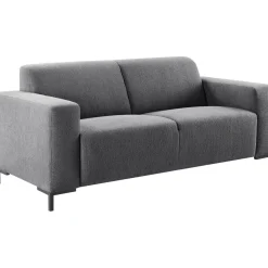 Clearance 2,5 zitsbank Alpa pocketvering antraciet 2-Zitsbank