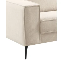 Discount 2,5 zitsbank Barrio ecru 2x70 basic comfort 2-Zitsbank