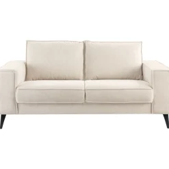 Hot 2,5 zitsbank Barrio ecru 2x80 basic comfort 2-Zitsbank