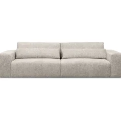 Discount 4 zitsbank Lombardy polyetherschuim grijs 4-Zitsbank