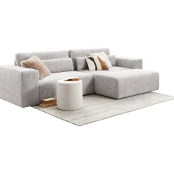 Discount 4 zitsbank Lombardy polyetherschuim grijs 4-Zitsbank