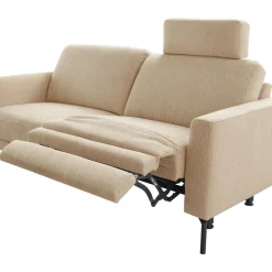 Outlet 2,5 zitsbank Moscato koudschuim beige relaxfunctie rechts 2-Zitsbank