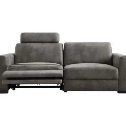 Online 3 zitsbank Muscolo donkergrijs relaxfunctie supreme comfort 3-Zitsbank