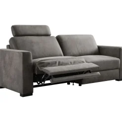 Online 3 zitsbank Muscolo donkergrijs relaxfunctie supreme comfort 3-Zitsbank