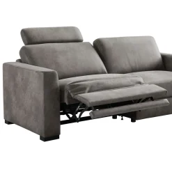 Online 3 zitsbank Muscolo donkergrijs relaxfunctie supreme comfort 3-Zitsbank