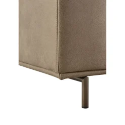 Sale 2,5 zitsbank Pantini microleder bruin premium comfort 2-Zitsbank