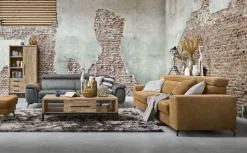 Outlet 3,5 zitsbank Tusari HR-schuim zitting antraciet 3-Zitsbank