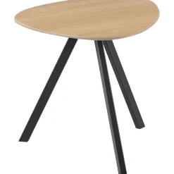 Sale Bijzettafel Tavolo eikenhout 50x50 cm organisch bruin Woonseries|Bijzettafel