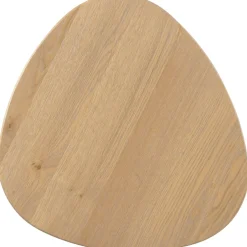 Sale Bijzettafel Tavolo eikenhout 50x50 cm organisch bruin Woonseries|Bijzettafel
