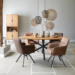 Sale Boekenkast Aska (80 Cm) teak naturel brushed Woonseries|Opbergkast