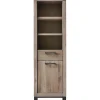 Outlet Boekenkast Hevano (57 Cm) eikenhout moose Woonseries|Boekenkast