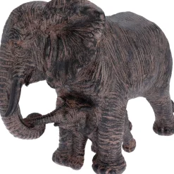 Outlet Decoratiebeeld Mussolente olifant met baby Decoratie Beelden