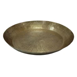 Online Decoratieschaal Lomnato goud 46 cm rond Dienbladen