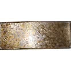 Online Decoratieschaal Trebbia 15x40 cm rechthoekig brons Dienbladen