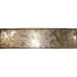Online Decoratieschaal Trebbia 7,5x28 cm rechthoekig brons Dienbladen