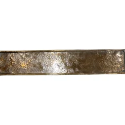 New Decoratieschaal Trebbia 7,5x38 cm rechthoekig brons Dienbladen