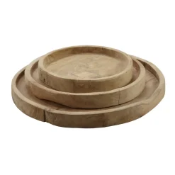 Best Dienblad Scaffale rond 30 teak wortel Dienbladen