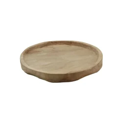 Online Dienblad Scaffale rond 40 teak wortel Dienbladen