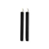 Hot Dinerkaars Benevento Led large zwart rond set van 2 Kaarsen