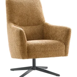 Outlet Draaifauteuil Duna okerbruin Draaifauteuil|Standaard Fauteuil