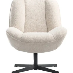 Online Draaifauteuil Fortenza ecru Draaifauteuil|Standaard Fauteuil