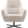 Hot Draaifauteuil Gudo beige Draaifauteuil|Standaard Fauteuil