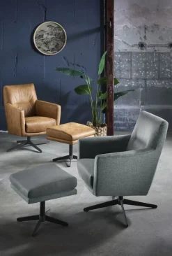 New Draaifauteuil Morini camel excellent comfort Draaifauteuil|Standaard Fauteuil