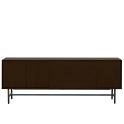 Sale Dressoir Belvio 205 cm dark oak Woonseries|Dressoir