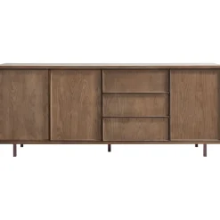 Online Dressoir Calvo 80x200x45 cm bruin Woonseries|Dressoir
