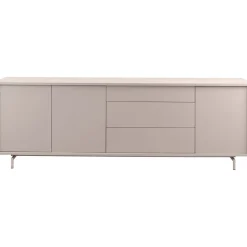 Hot Dressoir Famosa 76x228x45 cm grijs Woonseries|Dressoir
