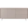 Best Dressoir Famosa 76x180x45 cm grijs Woonseries|Dressoir