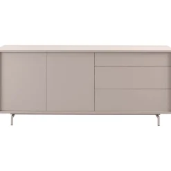 Best Dressoir Famosa 76x180x45 cm grijs Woonseries|Dressoir