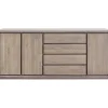 Clearance Dressoir Lavio (203 cm) eiken slate Woonseries|Dressoir