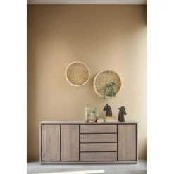Clearance Dressoir Lavio (203 cm) eiken slate Woonseries|Dressoir