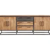 Dressoir Mesola (220 Cm) mango natural Woonseries|Dressoir