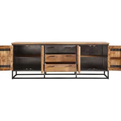 Dressoir Mesola (220 Cm) mango natural Woonseries|Dressoir