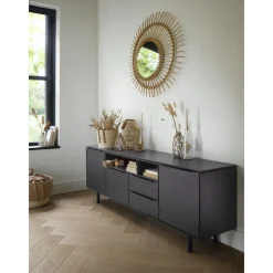 Clearance Dressoir Nero (220 cm) noir decor Woonseries|Dressoir