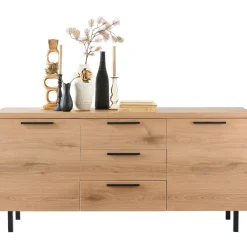 Hot Dressoir Paranno 77x165x42 cm bruin Woonseries|Dressoir