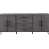 Best Dressoir Piastra 188 cm zwart Woonseries|Dressoir
