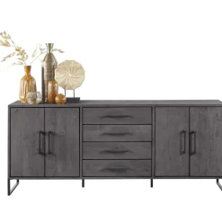 Best Dressoir Piastra 188 cm zwart Woonseries|Dressoir