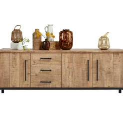 Dressoir Ricardi (208 cm) mango decor Woonseries|Dressoir