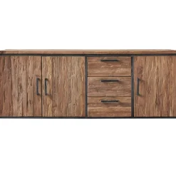 Dressoir Romaro (195 cm) teakhout mix rough Woonseries|Dressoir