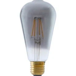 Hot E27 Ledlamp Luce smoke 4 Watt 6,5 cm hoekig Lichtbron