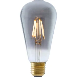 Hot E27 Ledlamp Luce smoke 4 Watt 6,5 cm hoekig Lichtbron
