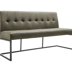 Sale Eetkamerbank Oro 170 cm microleder groen Eetbank