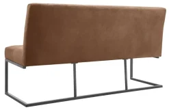 Clearance Eetkamerbank Oro 170 cm microleder bruin Eetbank