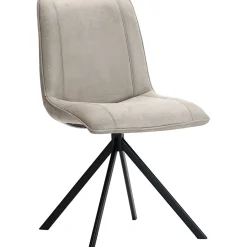 Clearance Eetkamerstoel Fare microleder beige Eetkamerstoel